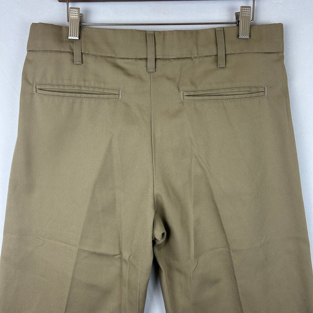 Re/Done Khaki Super Wide Trouser Pant 32" Inseam 436-20WSWTROU Women's Size 26 - Picture 8 of 9